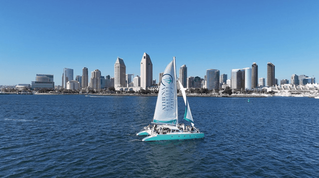Experience San Diego's Stunning Bay on the Athena Two Hour Private Charter