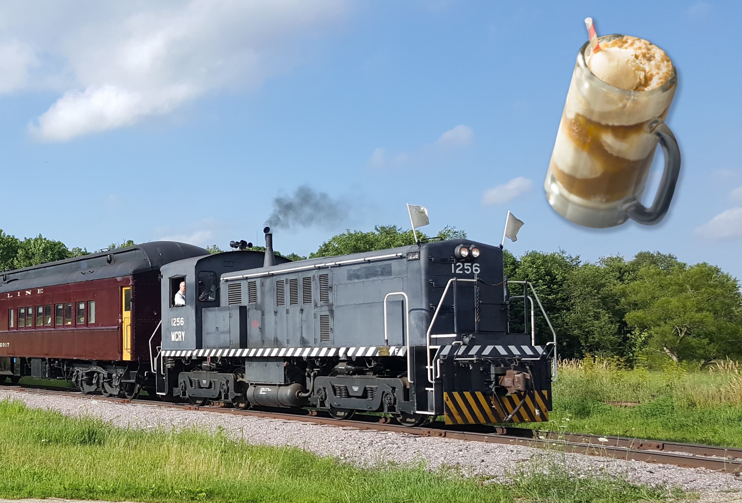 Root Beer Float Flyer Train Ride in North Freedom, WI