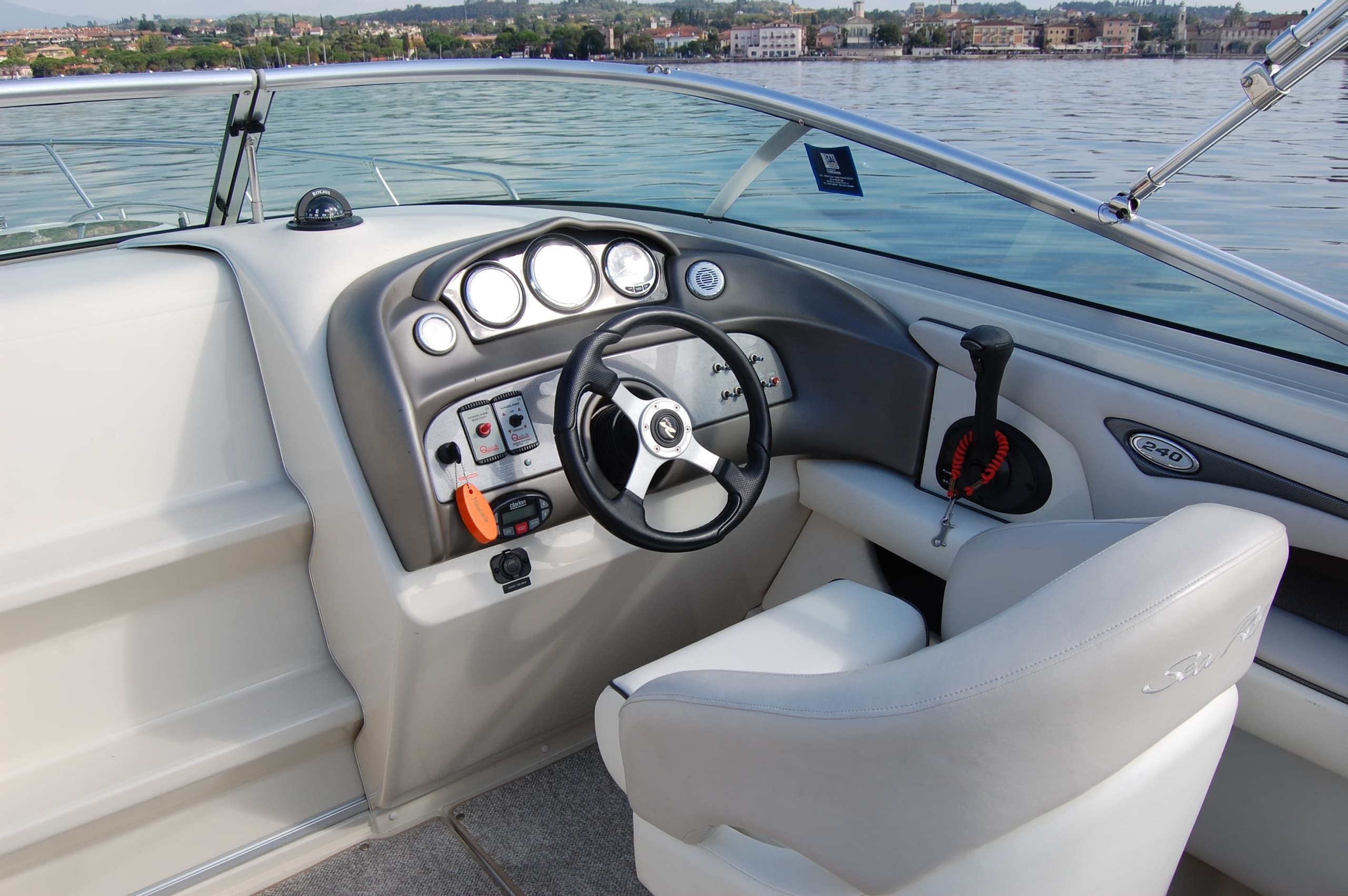 Water Activities with Sea Ray 240 SSE in Coastal Cruising