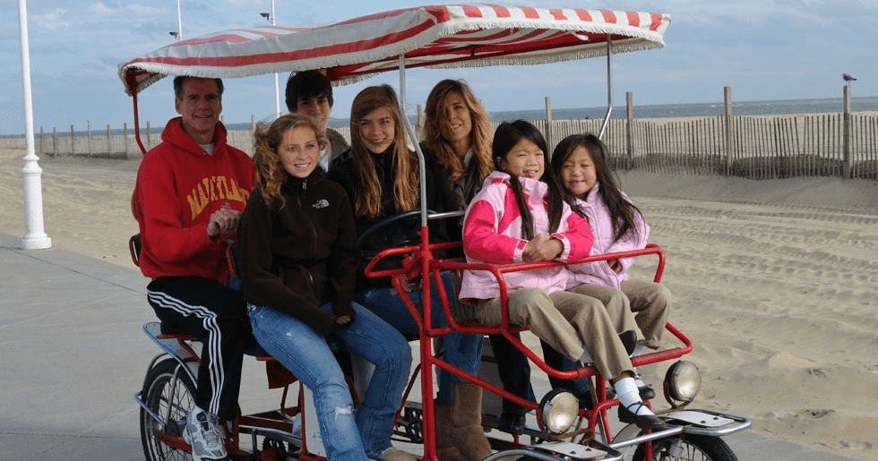 One-Hour Bike Rental on Ocean City Boardwalk, MD