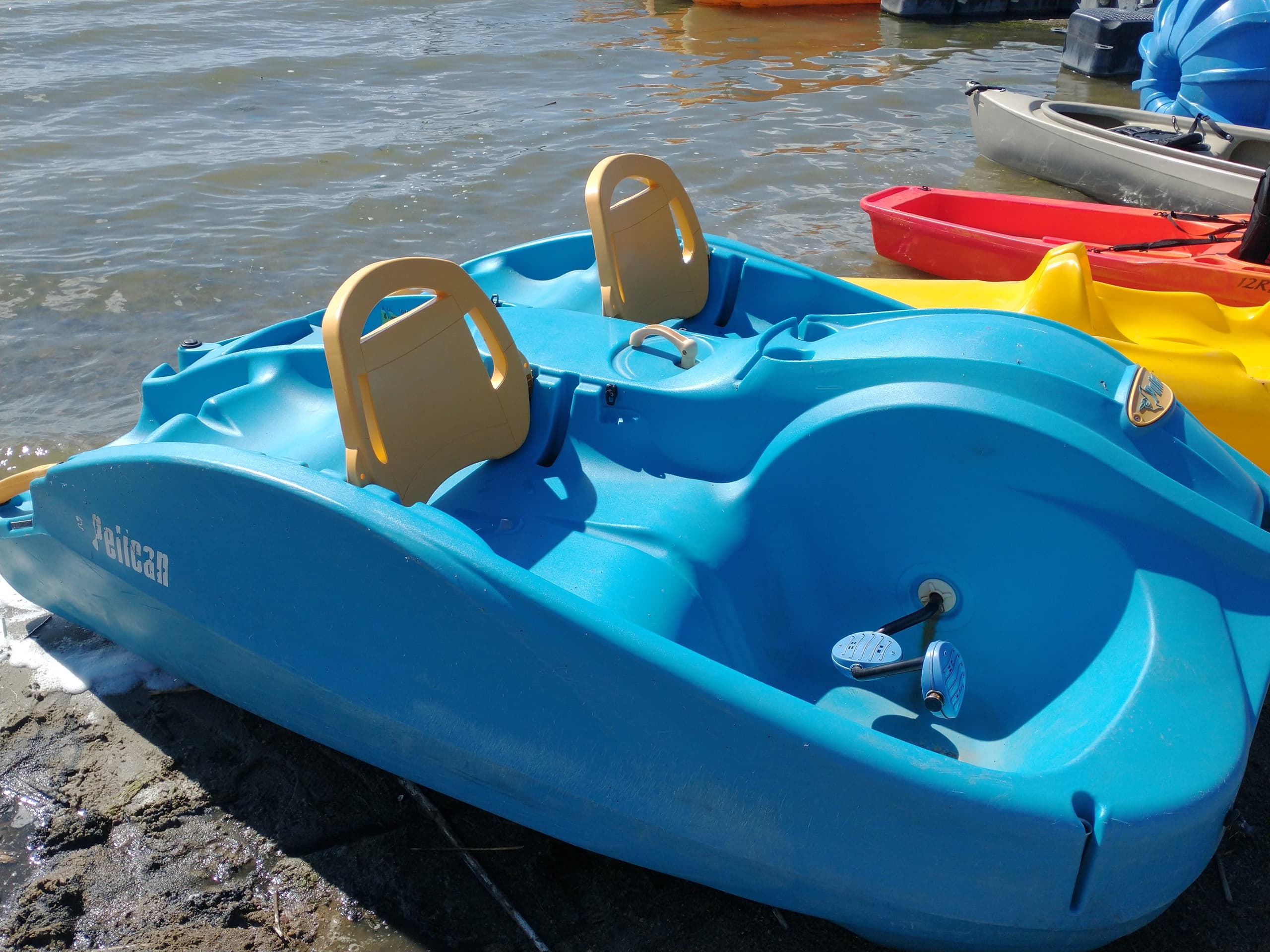 Two Person Pedal Boat Rental at Beachside Boat Rental Cochin
