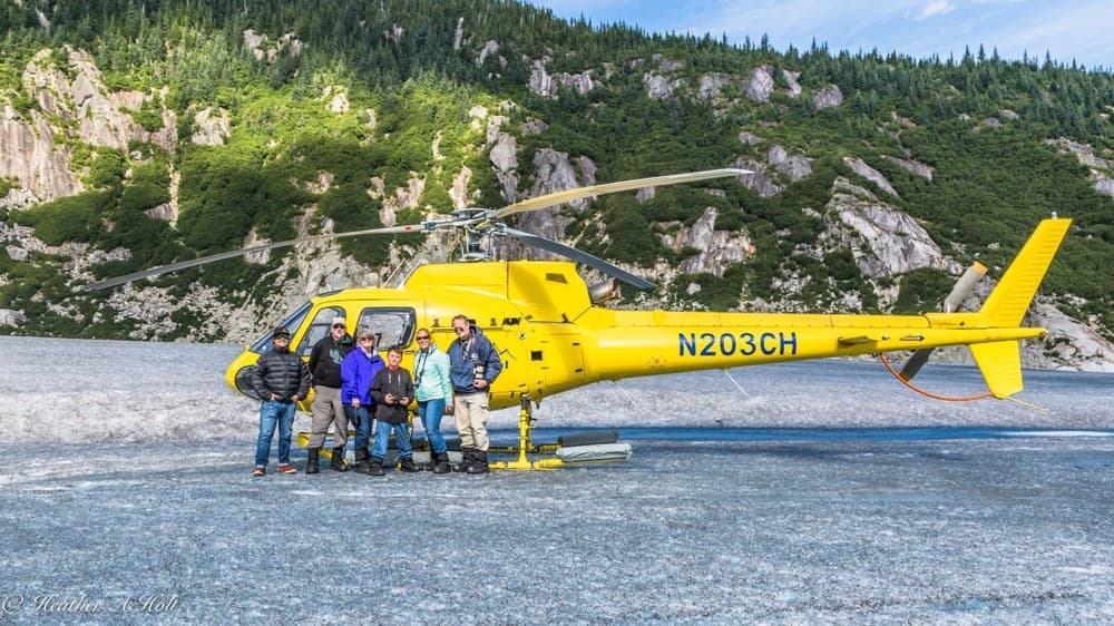 Helicopter Glacier Landing on Herbert Glacier — Juneau Icefield Excursion