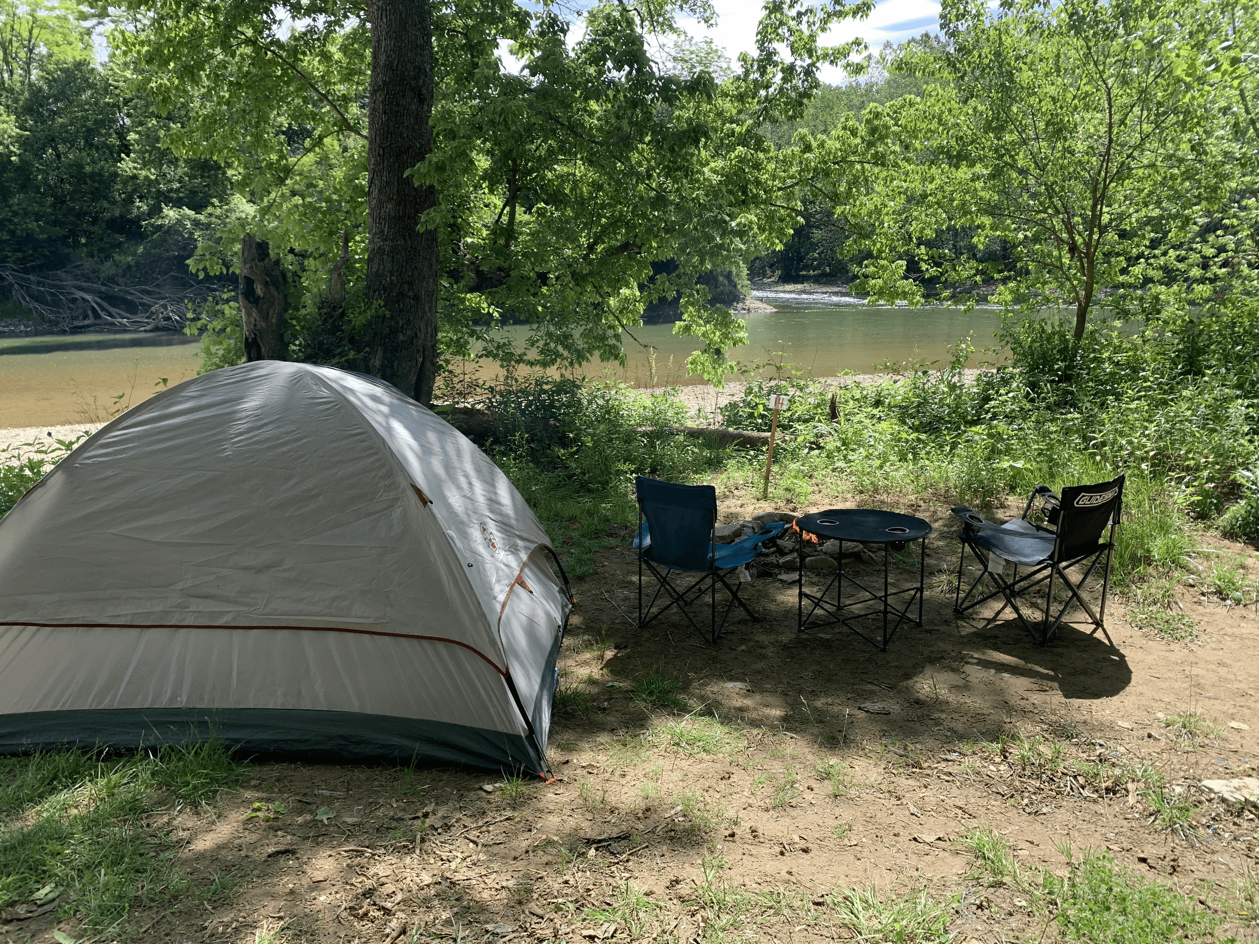 Camp Site #16 at Morgans Canoe & Outdoor Adventures