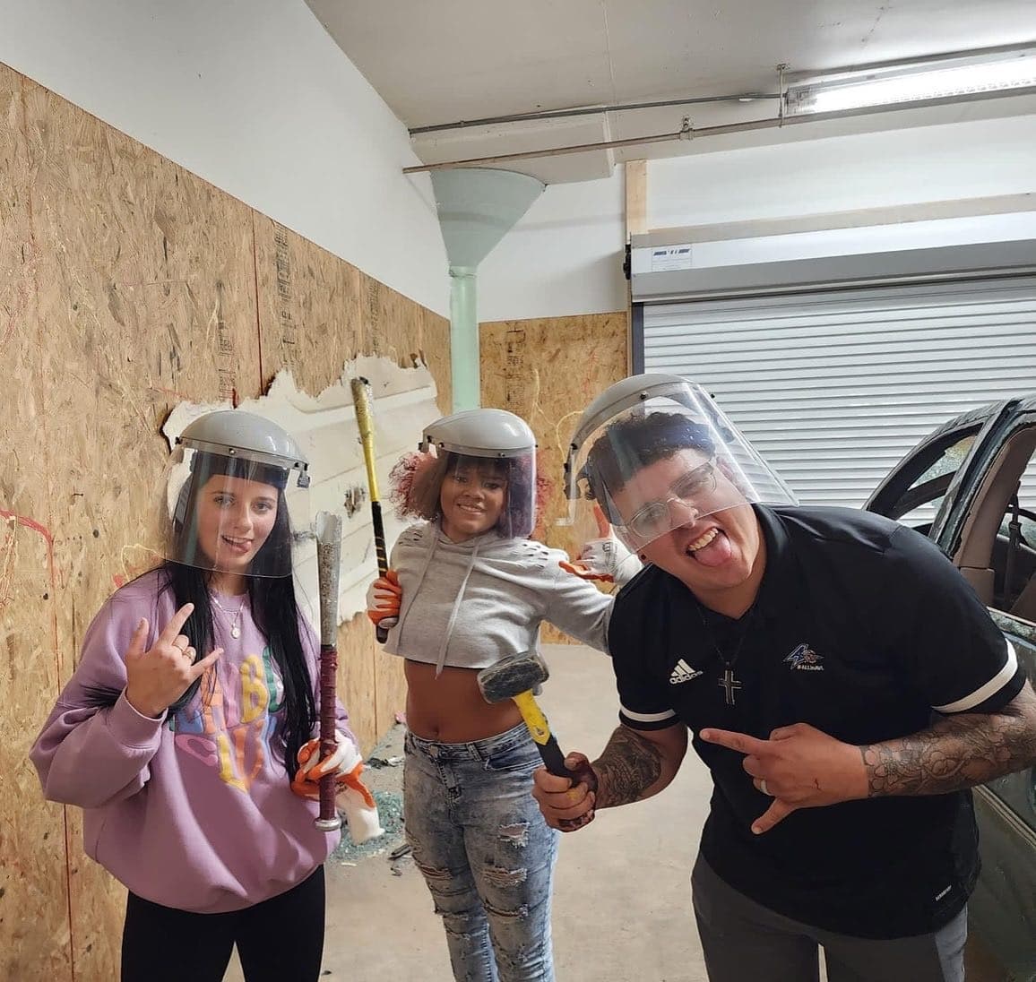 The Mad Smash Rage Room team
