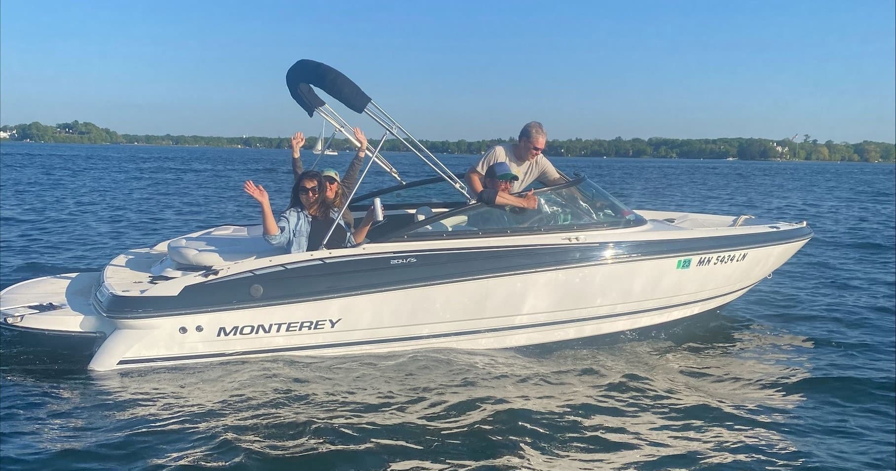 Monterey 204 FSX Bareboat Charter on Lake Minnetonka