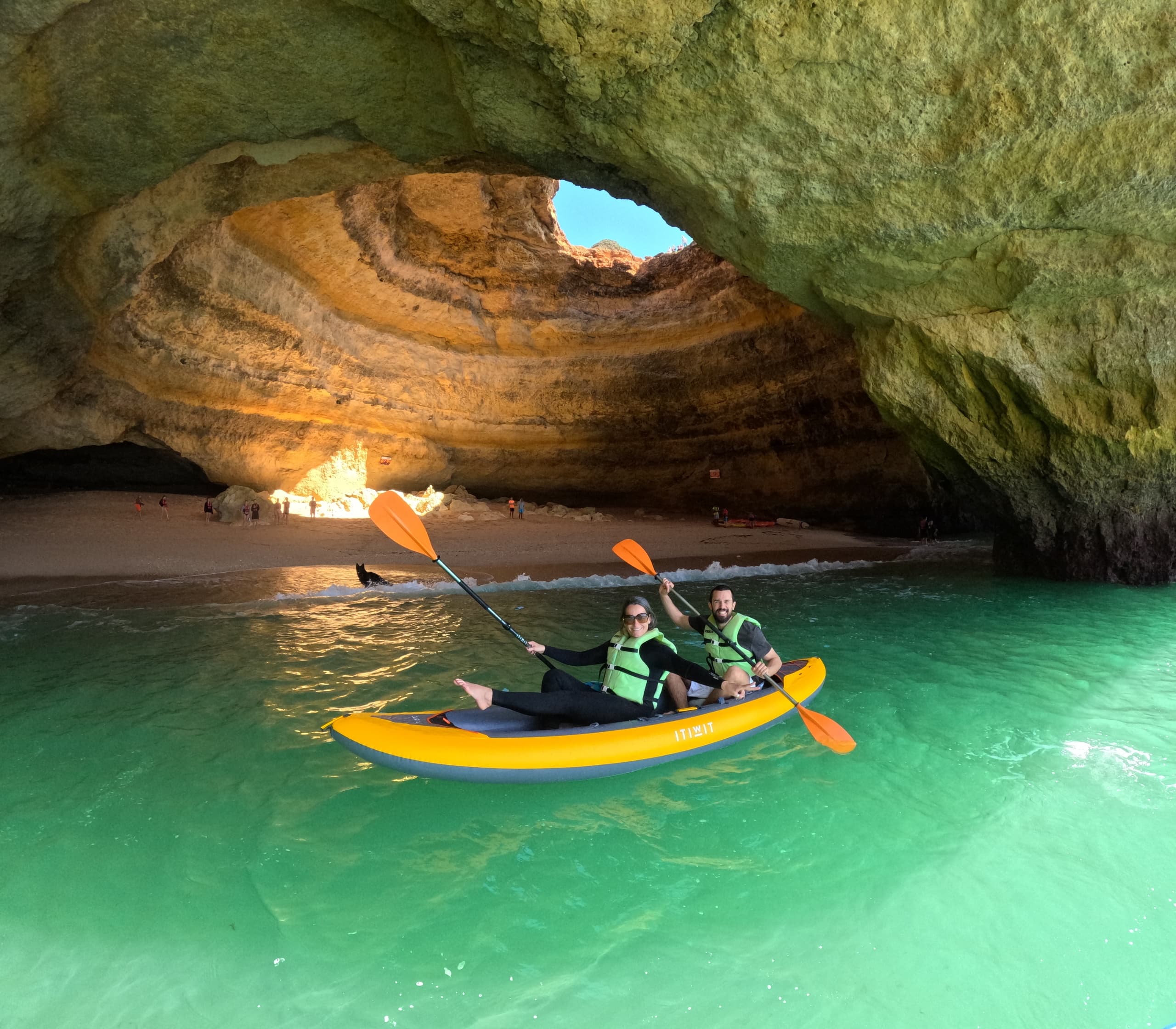 Kayak Sunrise Tour at Benagil Cave with BrotheRootz - Algarve photo 1