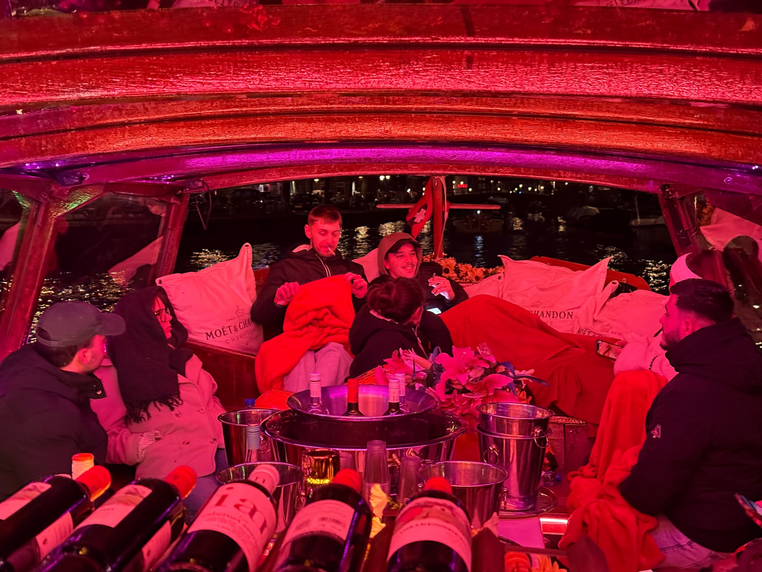 Discreet Luxury Smoke-Friendly Canal Cruise on Amsterdam’s Dutch Flower Boat photo 1