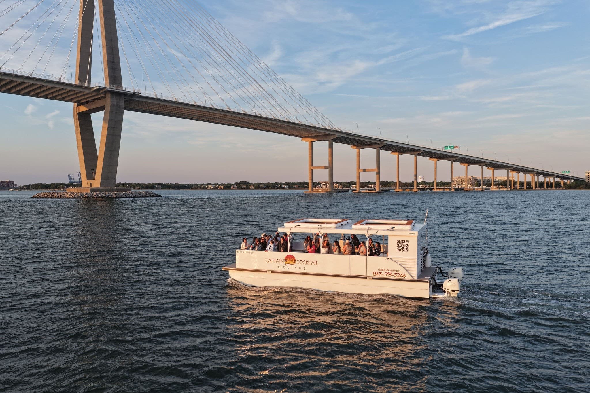 Revolutionary Skies: Charleston Harbor Drone Show Cruise from Shem Creek photo 1