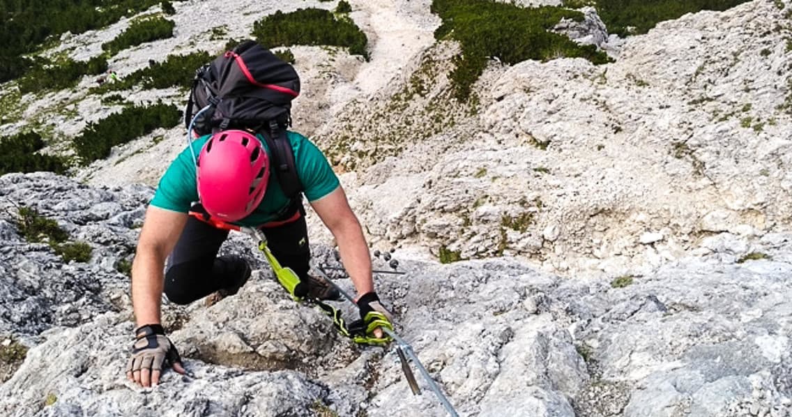 Via Ferrata Sass de Stria with Giovanni Orlando