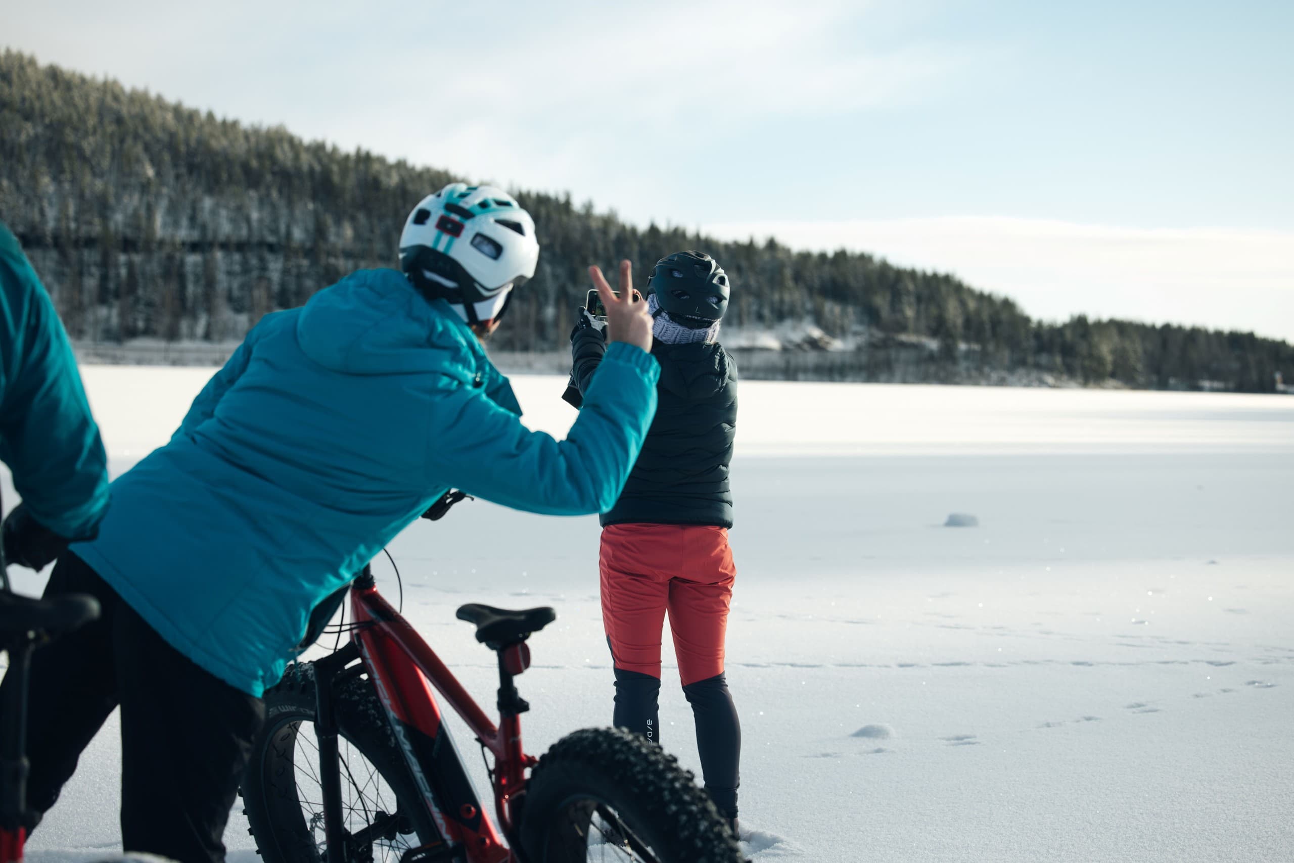 E-Fatbike Through Lapland's White Forests: Sirkka Snow Ride photo 2