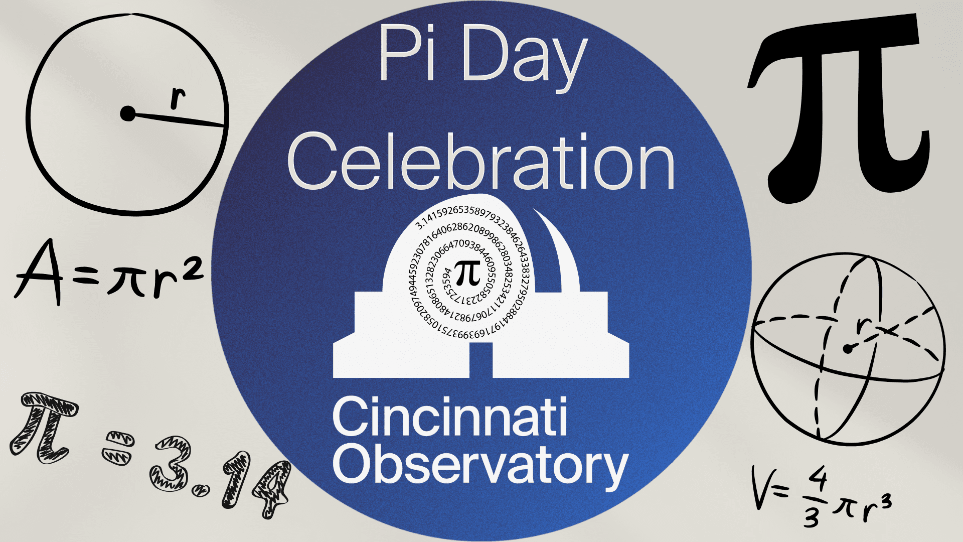 Pi Day at Clark Montessori: Inflatable Planetarium, Pizza & Pie-in-the-Face Fundraiser in Cincinnati photo 1