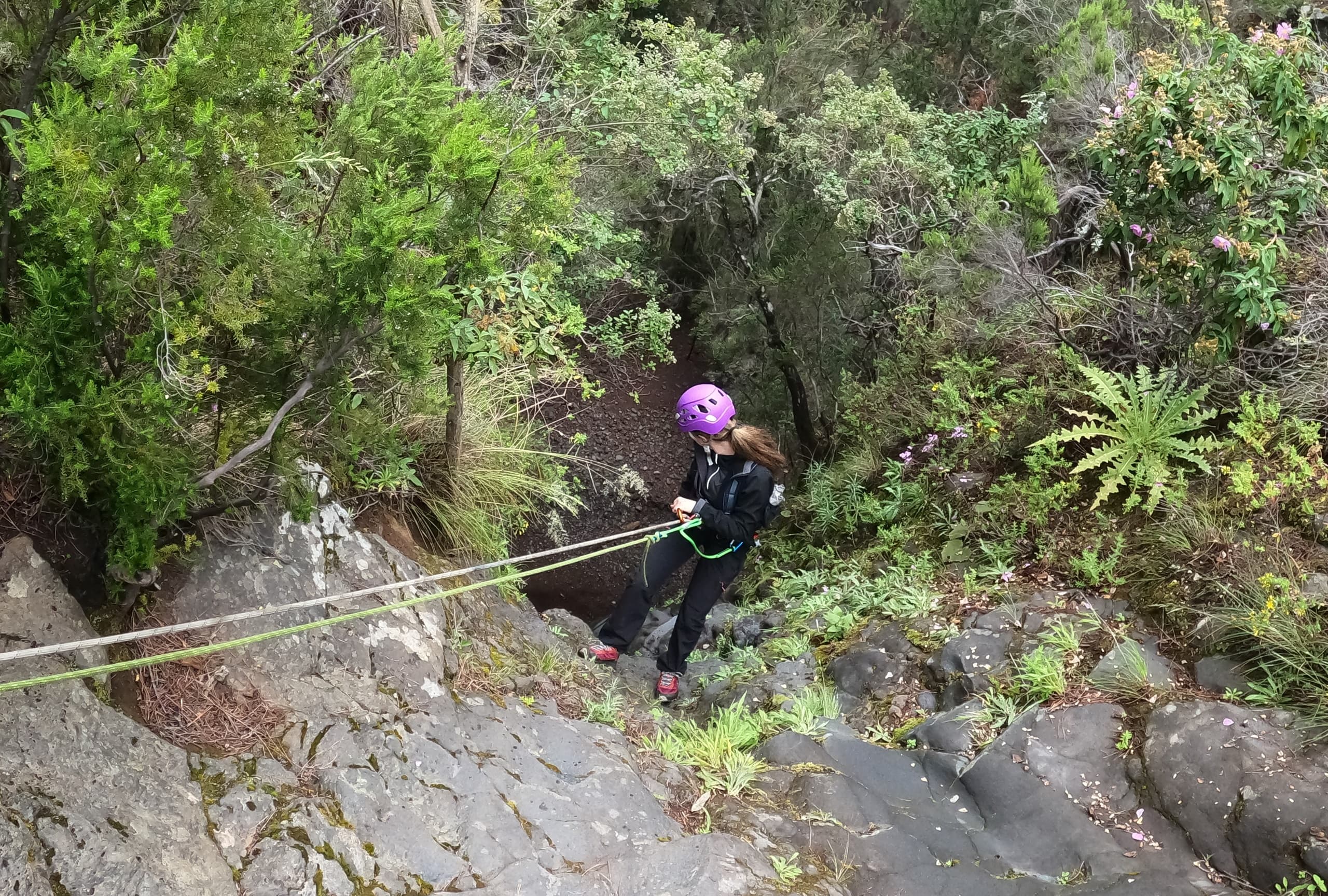 Vertical Adventures at Barranco de Chimoche with Natura Xtreme Tenerife