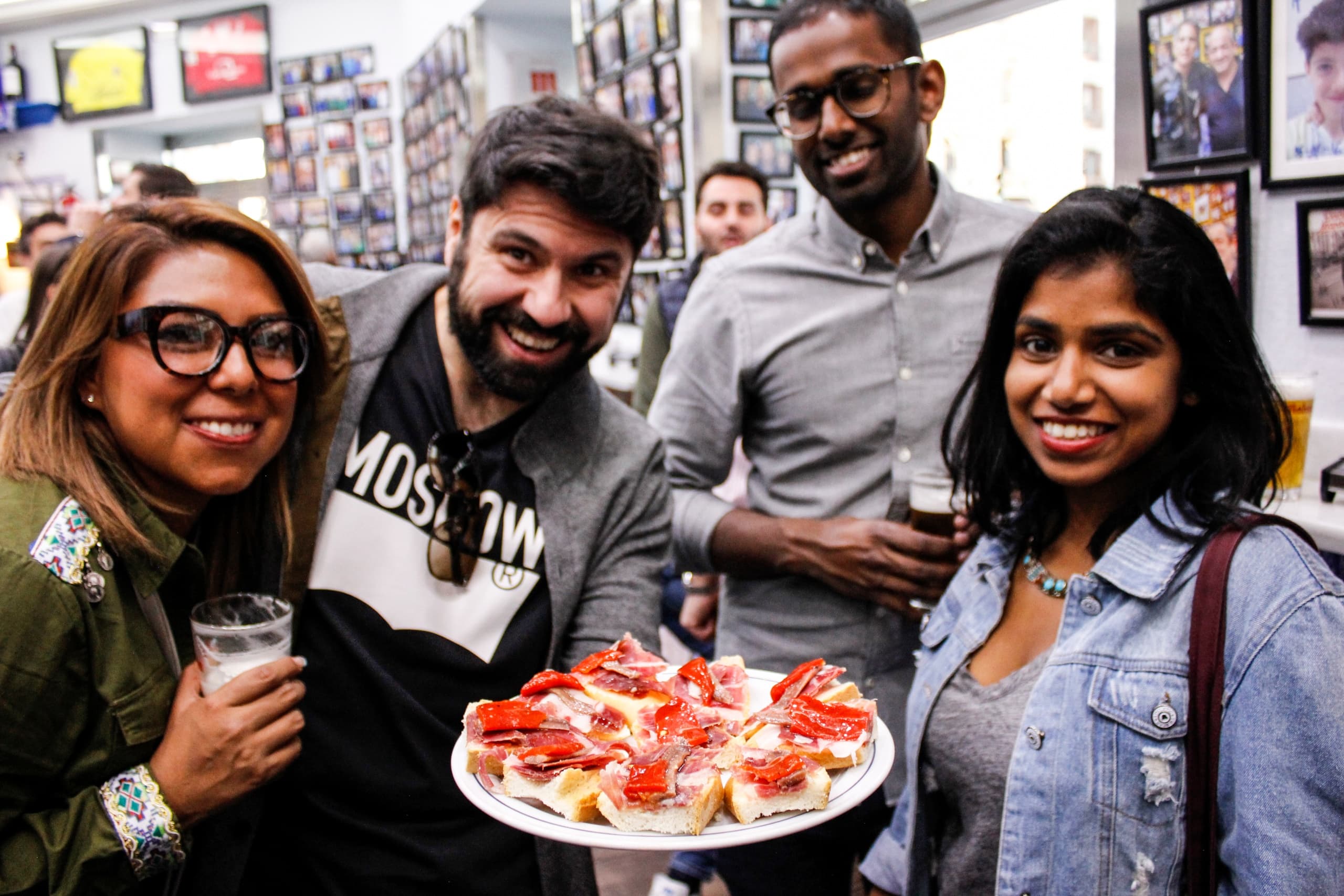 Madrid Tapas Crawl Evening Tour with Food Lover Tour