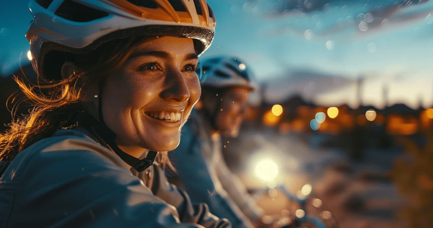 Land Adventure: Greenbelt Sunset Bike Ride with Arizona Recreation Tours