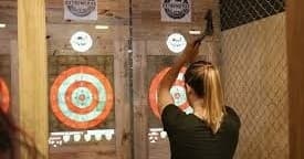 Aim True: One-Hour Axe-Throwing Sessions at The Blazing Axe in Brooks, Alberta