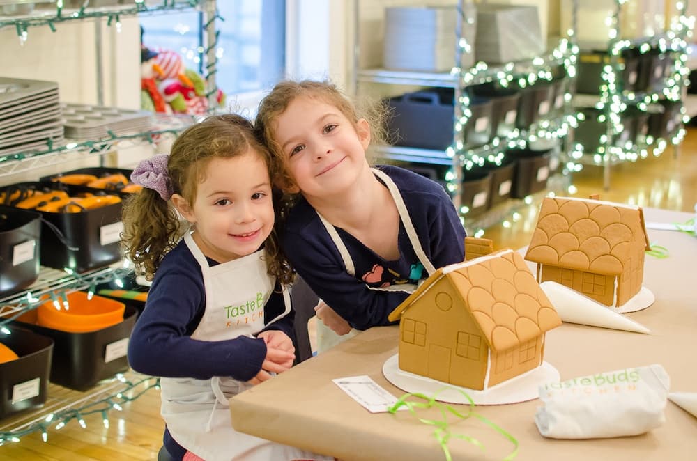 Gingerbread House Birthday Parties at Taste Buds Kitchen NYC