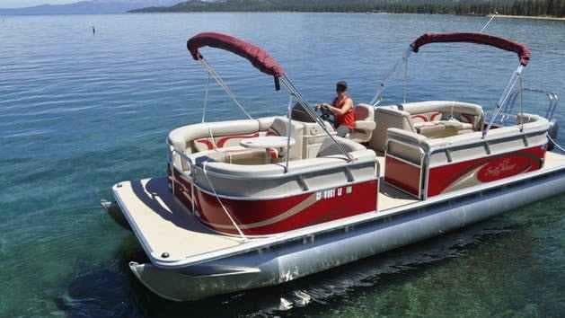 Relax on the Gold Pontoon at South Lake Tahoe