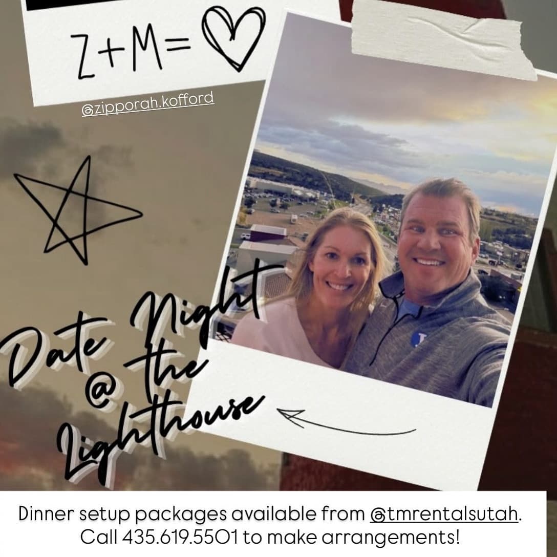 Romantic Exclusive Date Night at Cedar City Lighthouse: Intimate Views and Timeless Memories