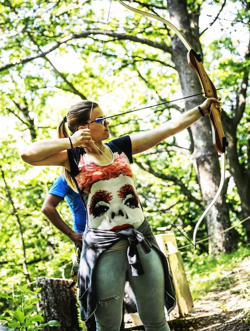 Archery Lessons with Skypark in Perticara, Italy