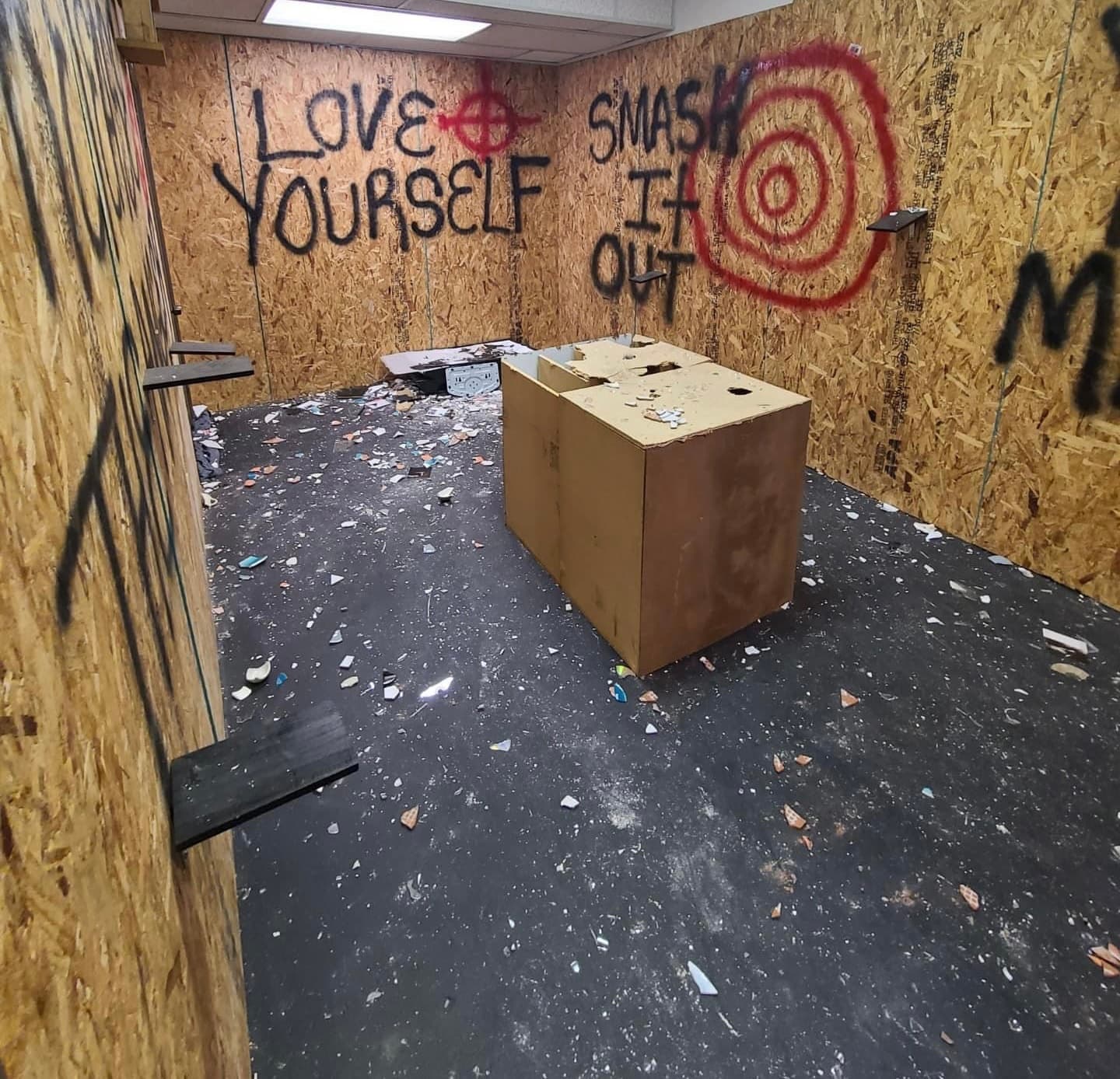 Indoor Adventure: Rage Room at Frustration Station for Stress Relief
