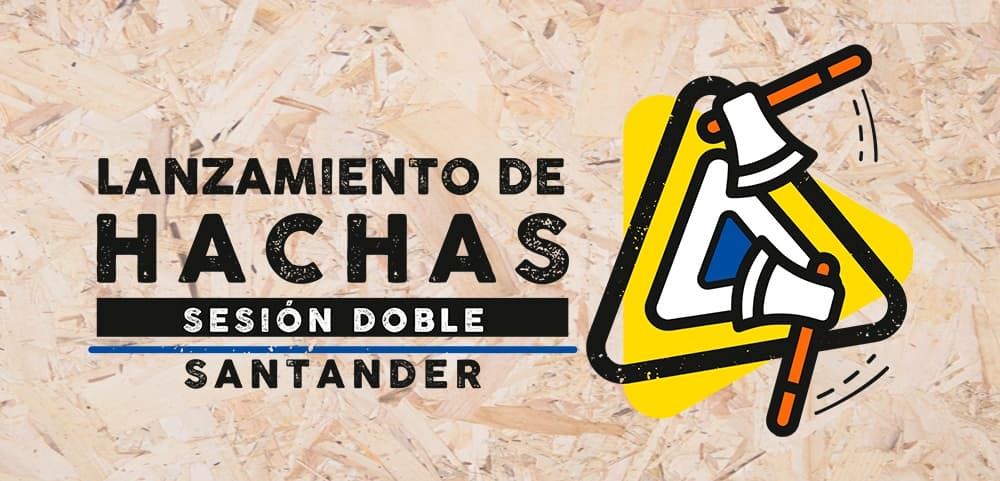 Aim True in Santander: Sesión Doble Axe-Throwing at Calle Aviche 10
