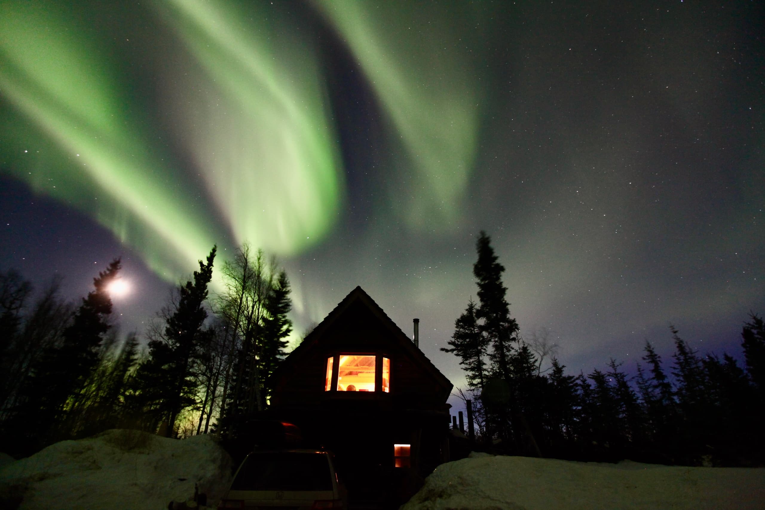 Northern Lights Viewing Adventure Near Fairbanks AK