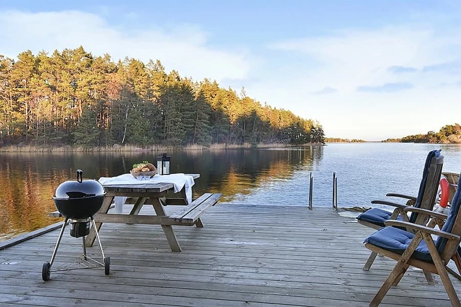 Floating Wood-Fired Sauna on Gällnö Island — Archipelago Sauna & Baltic Sea Plunge photo 4