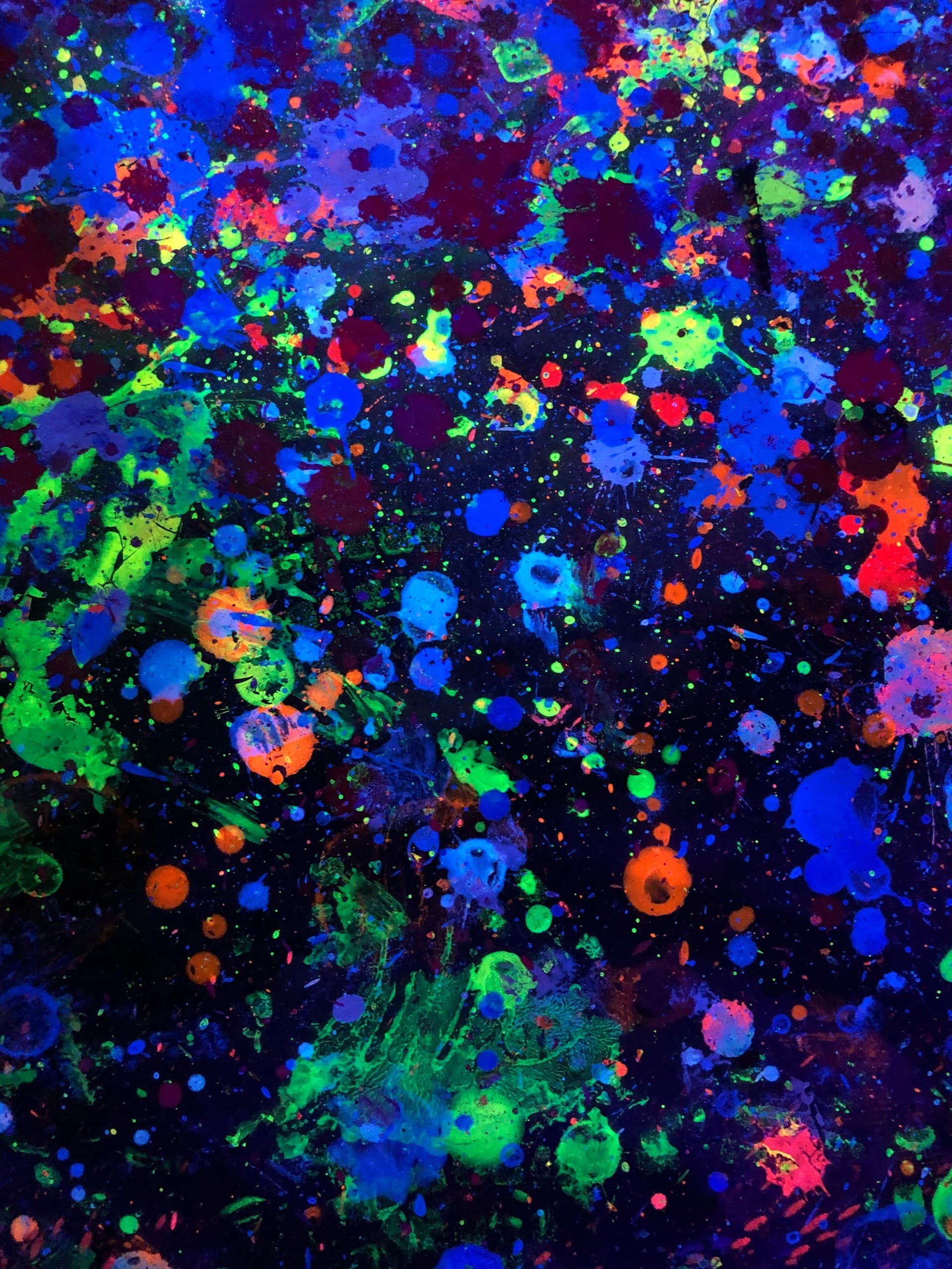Glow in the Dark Splatter Session Sneak Peek - Greenville Neon Paint Party photo 1