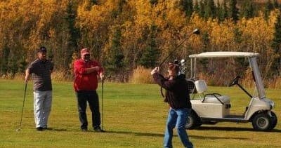 Tundra Golf with Black Diamond Resort Company in Healy, Alaska