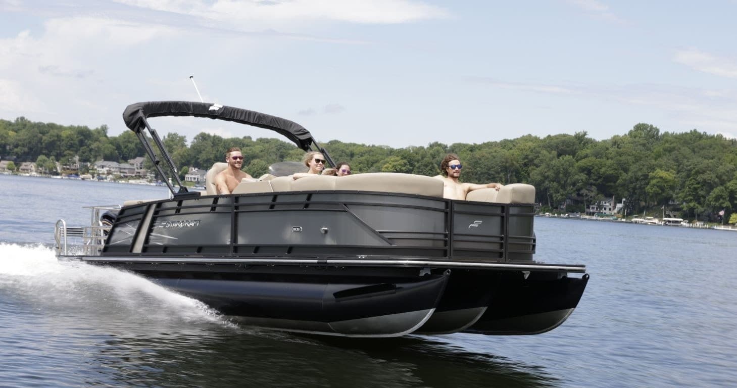 Pontoon Boat Rental at Culver Marina, Indiana