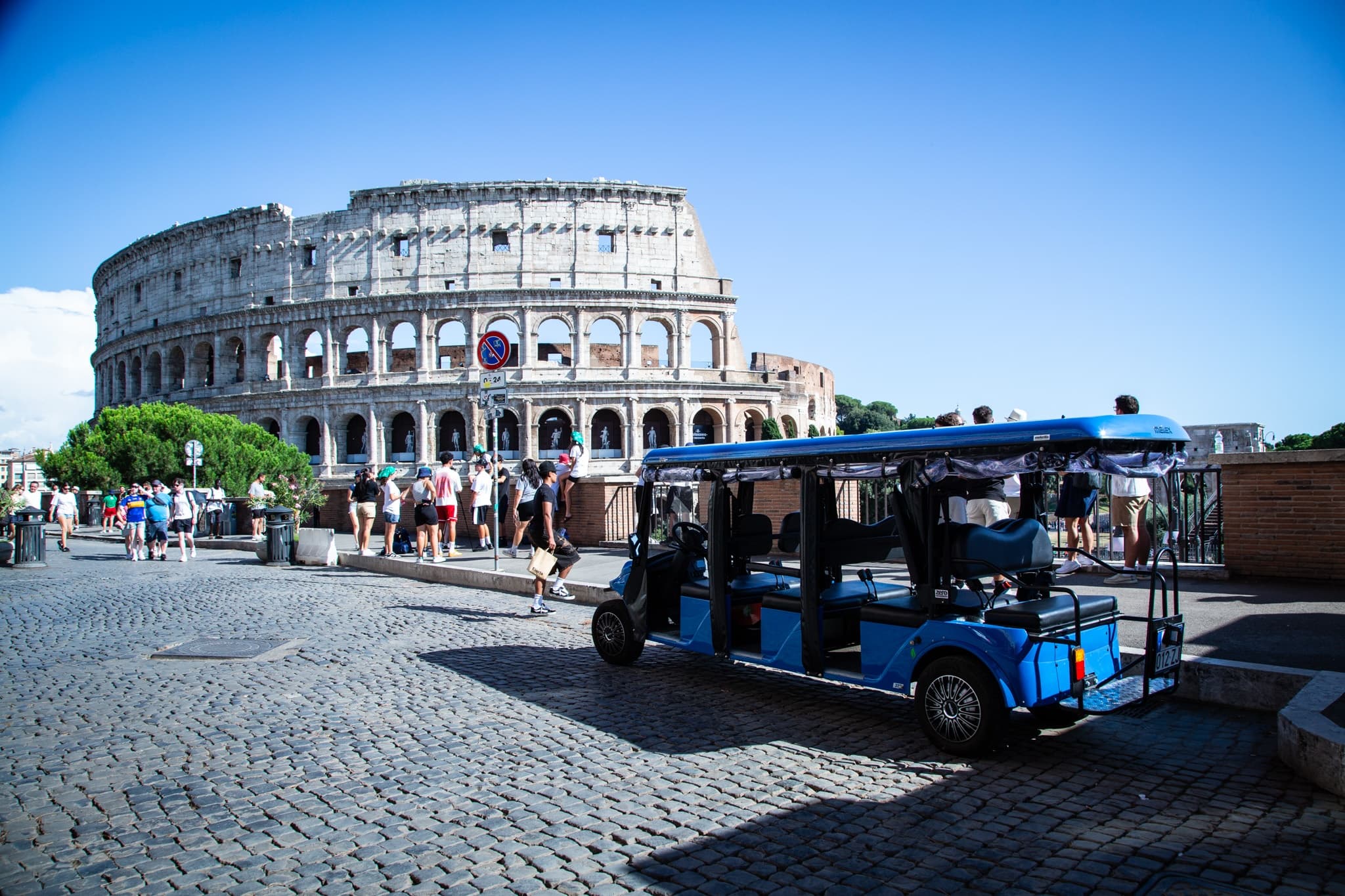 Golf Cart City Tour with Roman Vacations in Rome