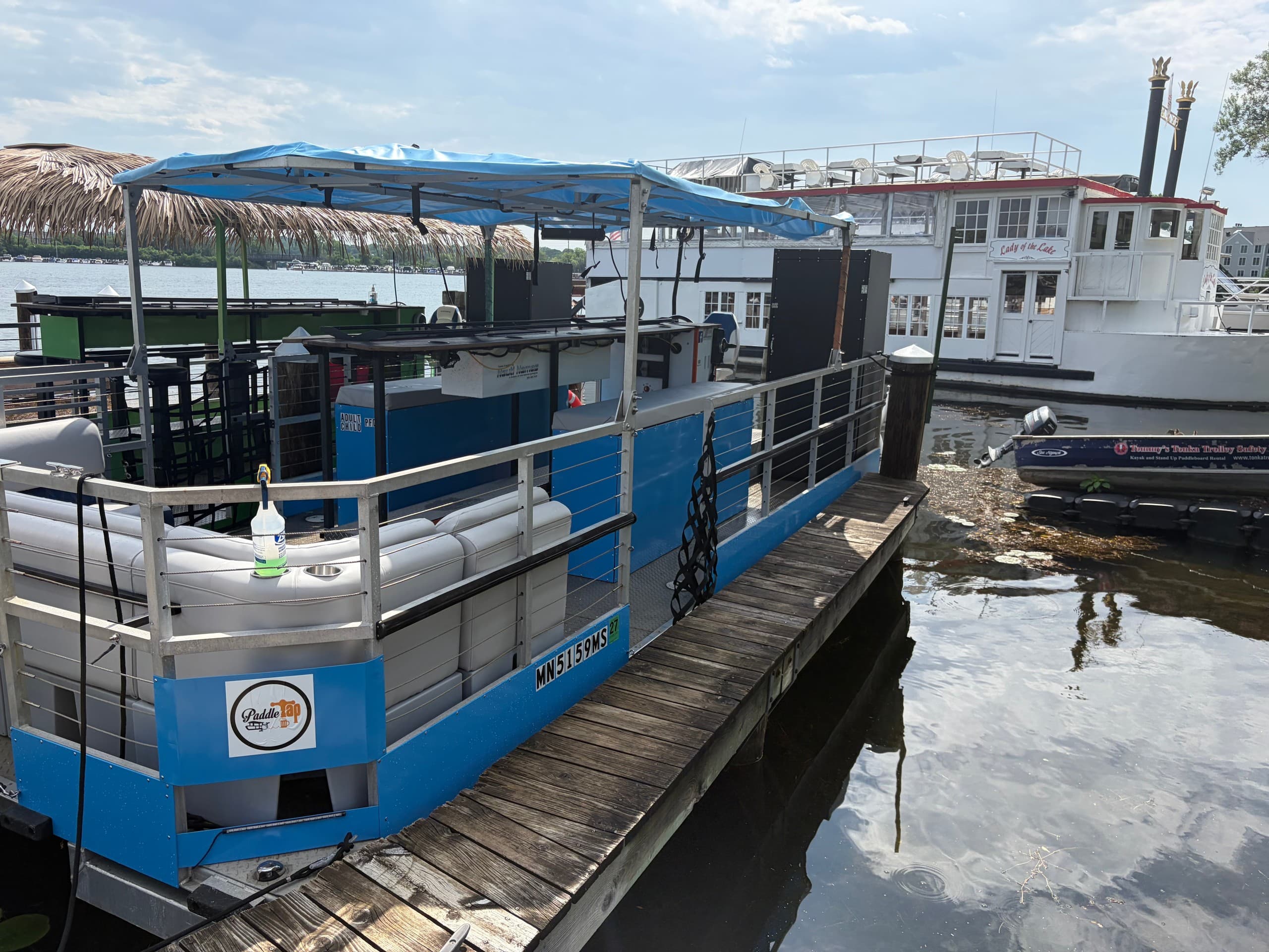 Small LazyTap Party Boat Cruise on Lake Minnetonka: BYOB Excelsior Pontoon Escape