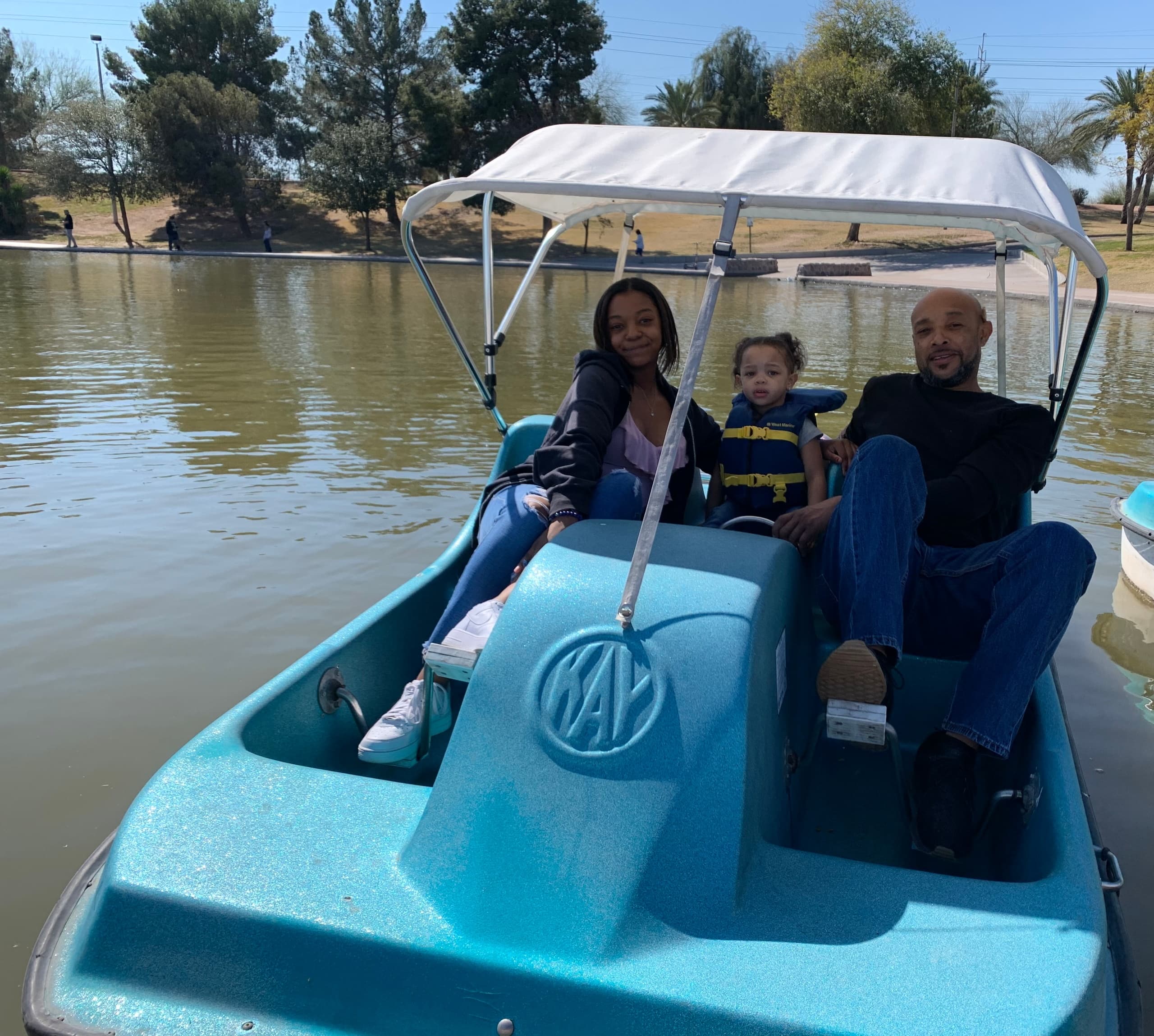 Pedal Boat Rental at Kiwanis Lake in Tempe: Family Water Fun