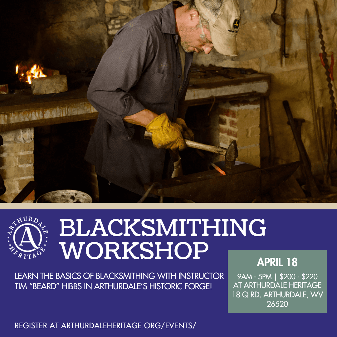 Hands-On Blacksmithing in Arthurdale: Forge a 1930s Wall Hook with Tim Hibbs