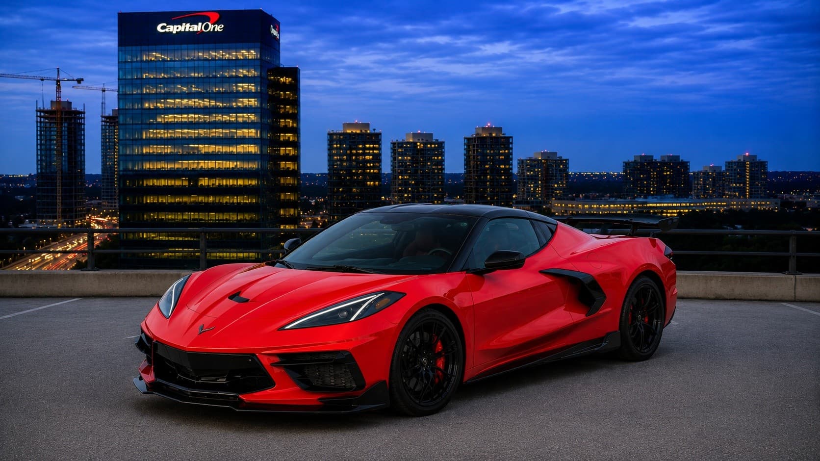 Steer a Red Corvette C8 3LT Through Northern Virginia’s Potomac Country