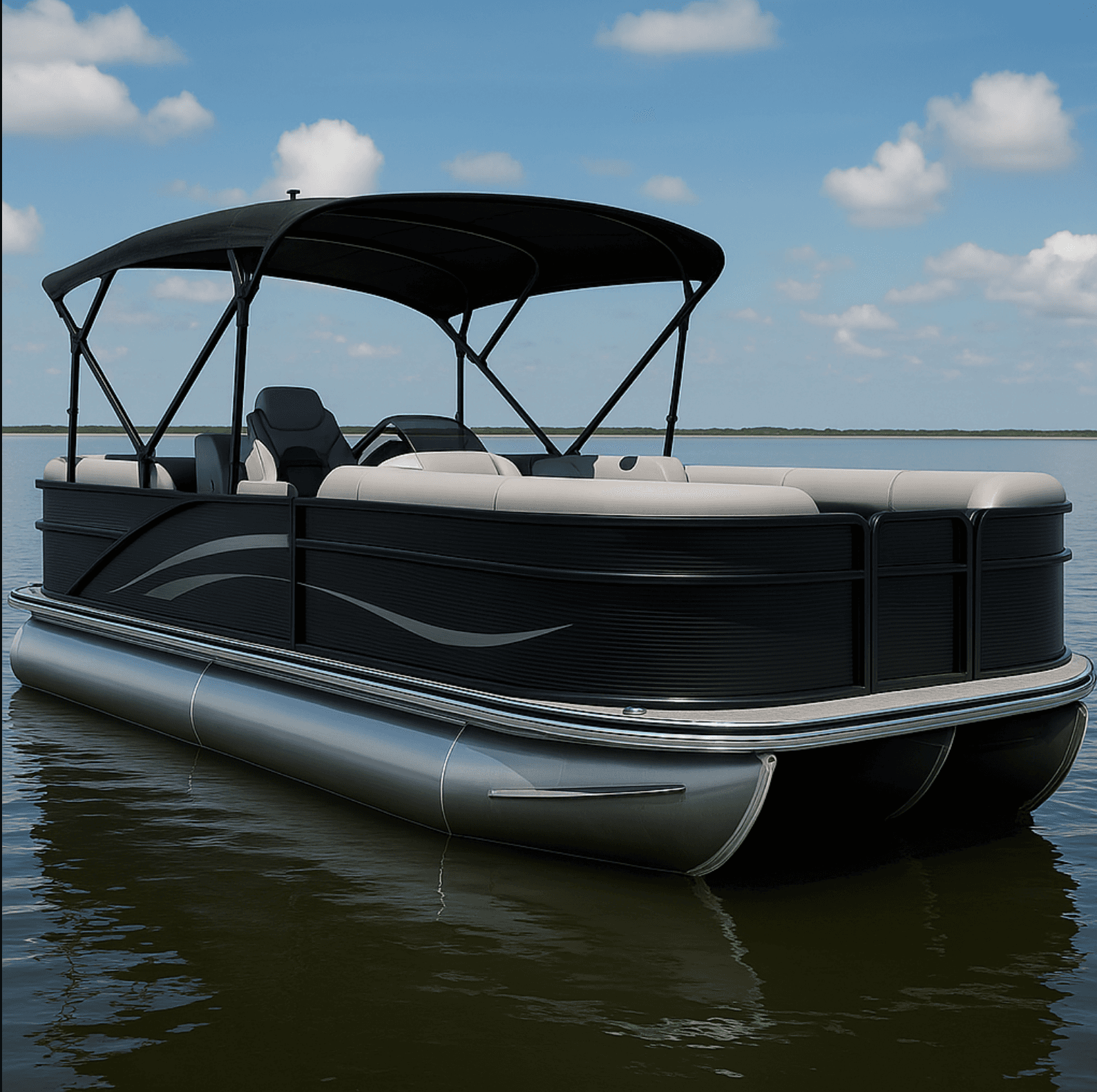 Golden Isles Tritoon Rental with Uncharted Adventures