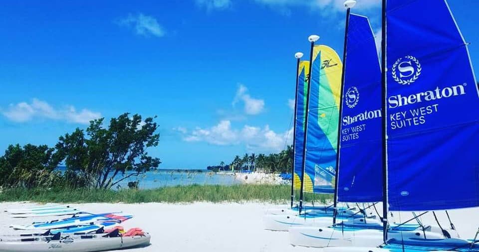 Smathers Beach Day Pass with Parasail in Key West
