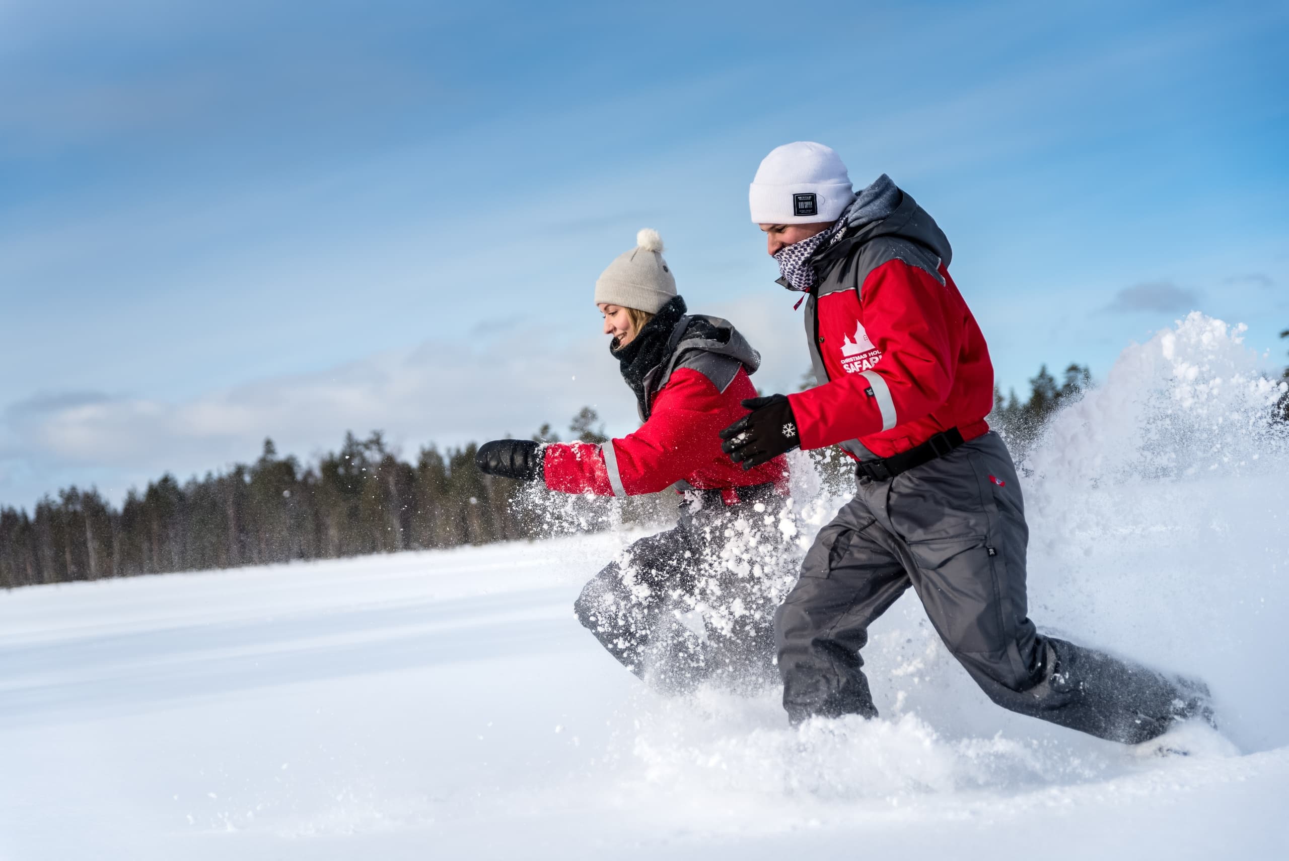 Guided Snowshoe Adventure with Santa Claus Holiday Village