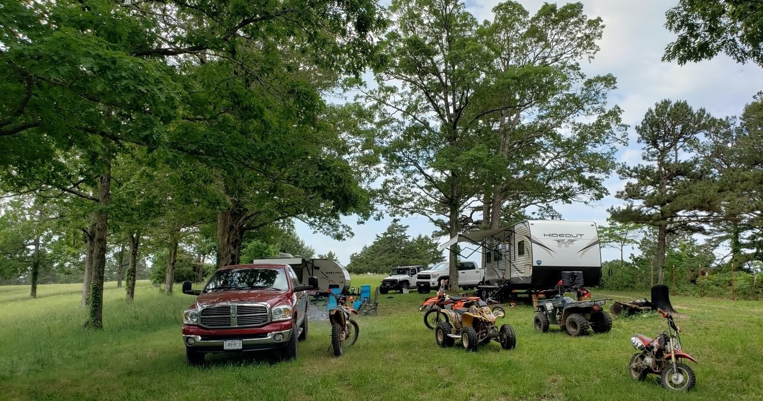 Moonstruck Pond Camp A: Primitive Camping Near Kingston, AR