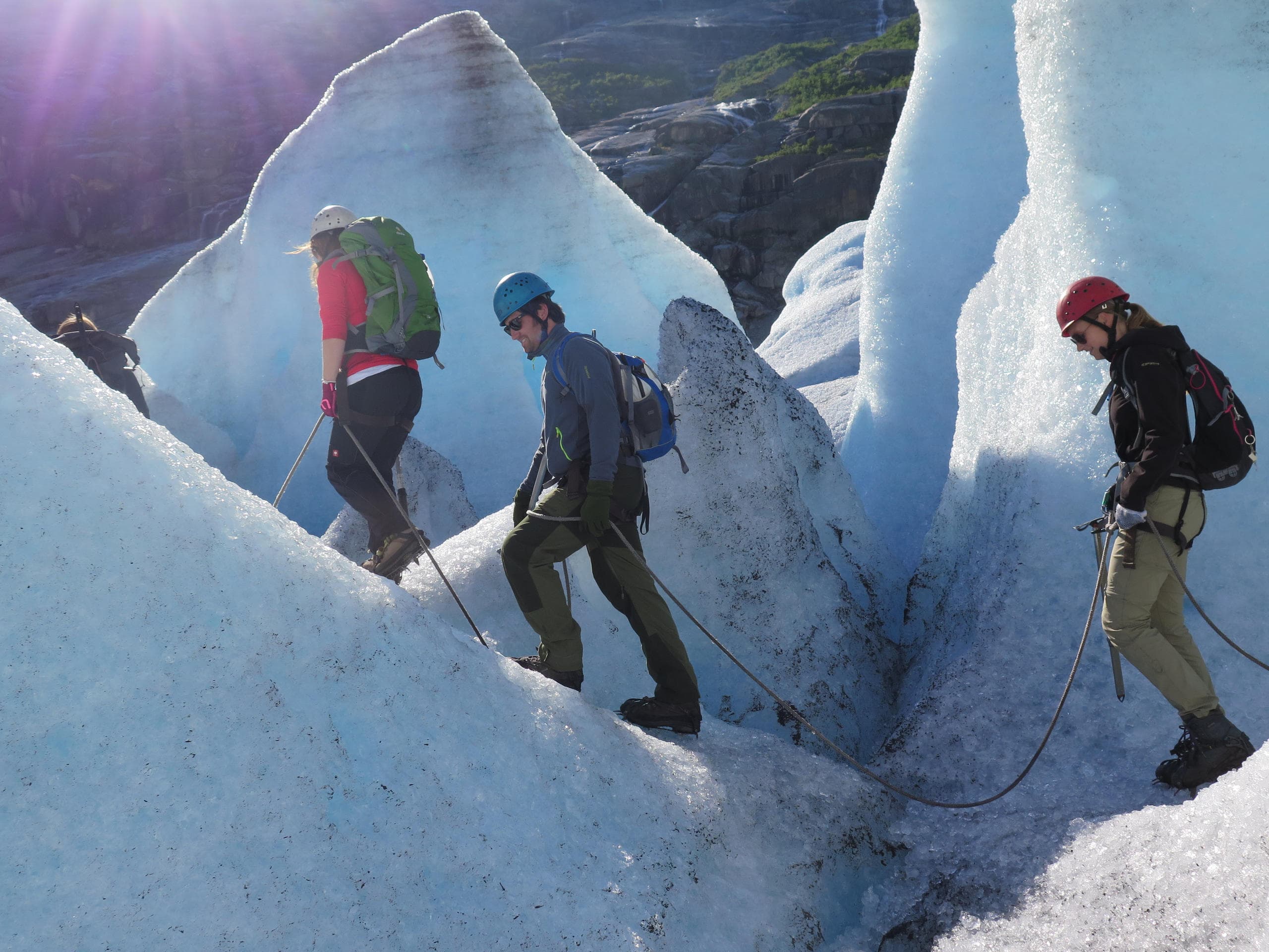 Glacier Ice Hike with Jostedalen Breførarlag in Vestland