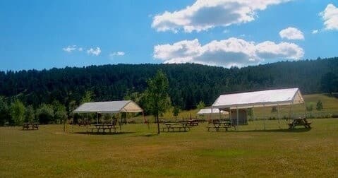 Awning Rentals at Katmanducampground - Shade and Shelter for Sturgis Camping
