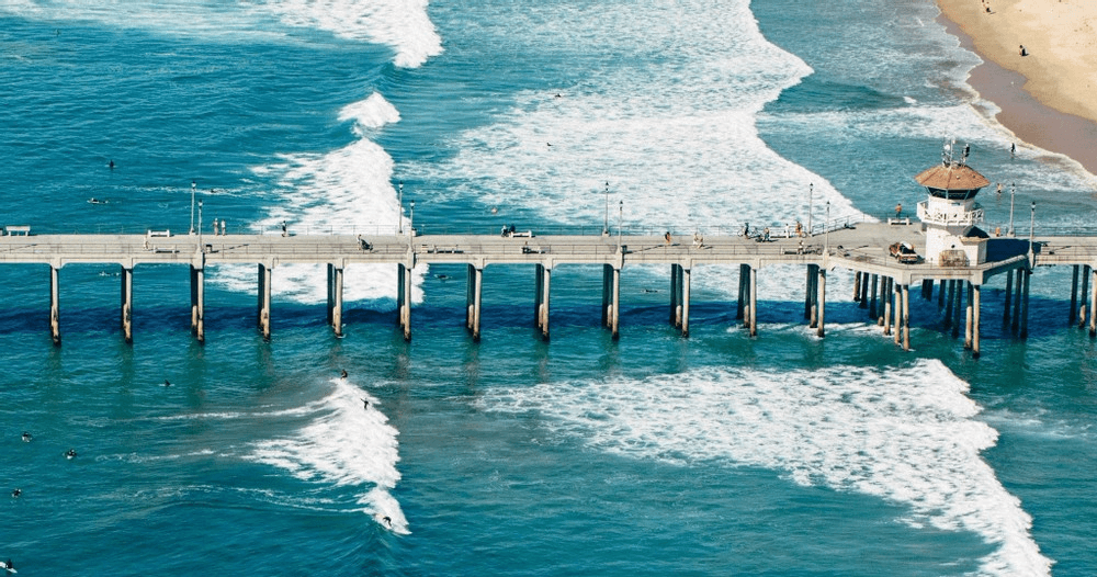 The OC Surf Spots Tour: Helicopter Surf Viewing in Santa Ana