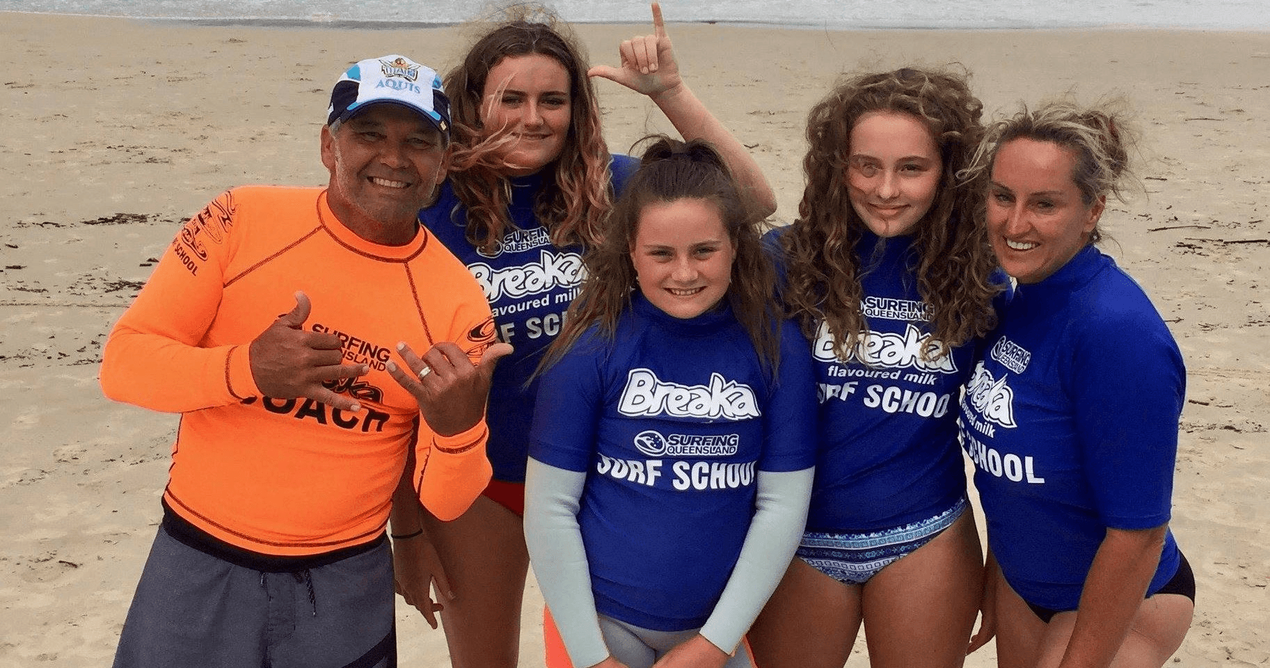 Family Surf Lessons at Godfathers of the Ocean, Burleigh Heads