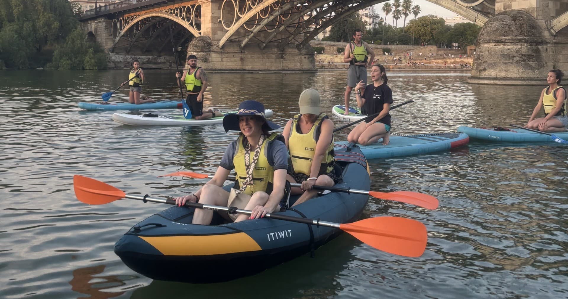 Water Activities with Paddle Surf Sevilla on Guadalquivir River