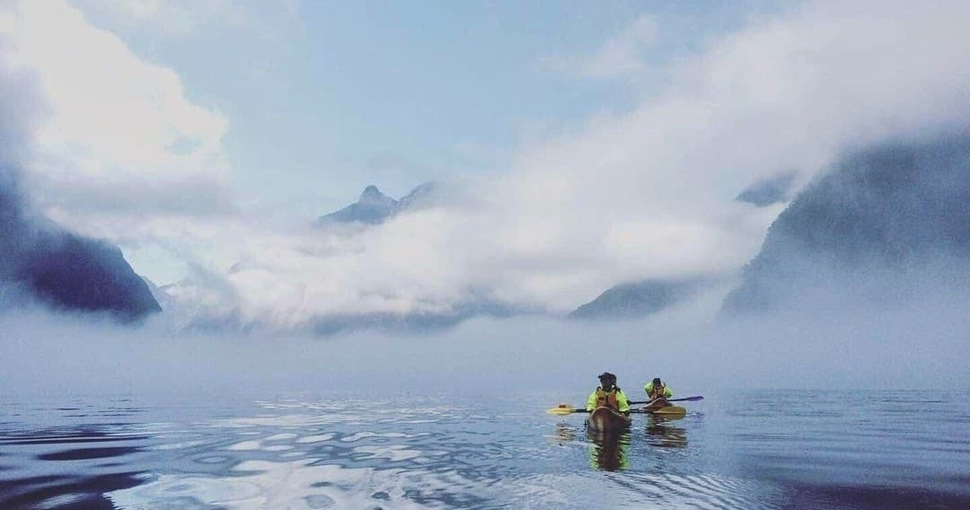 Kayaking Adventure at Milford Sound with Rosco's Milford Kayaks