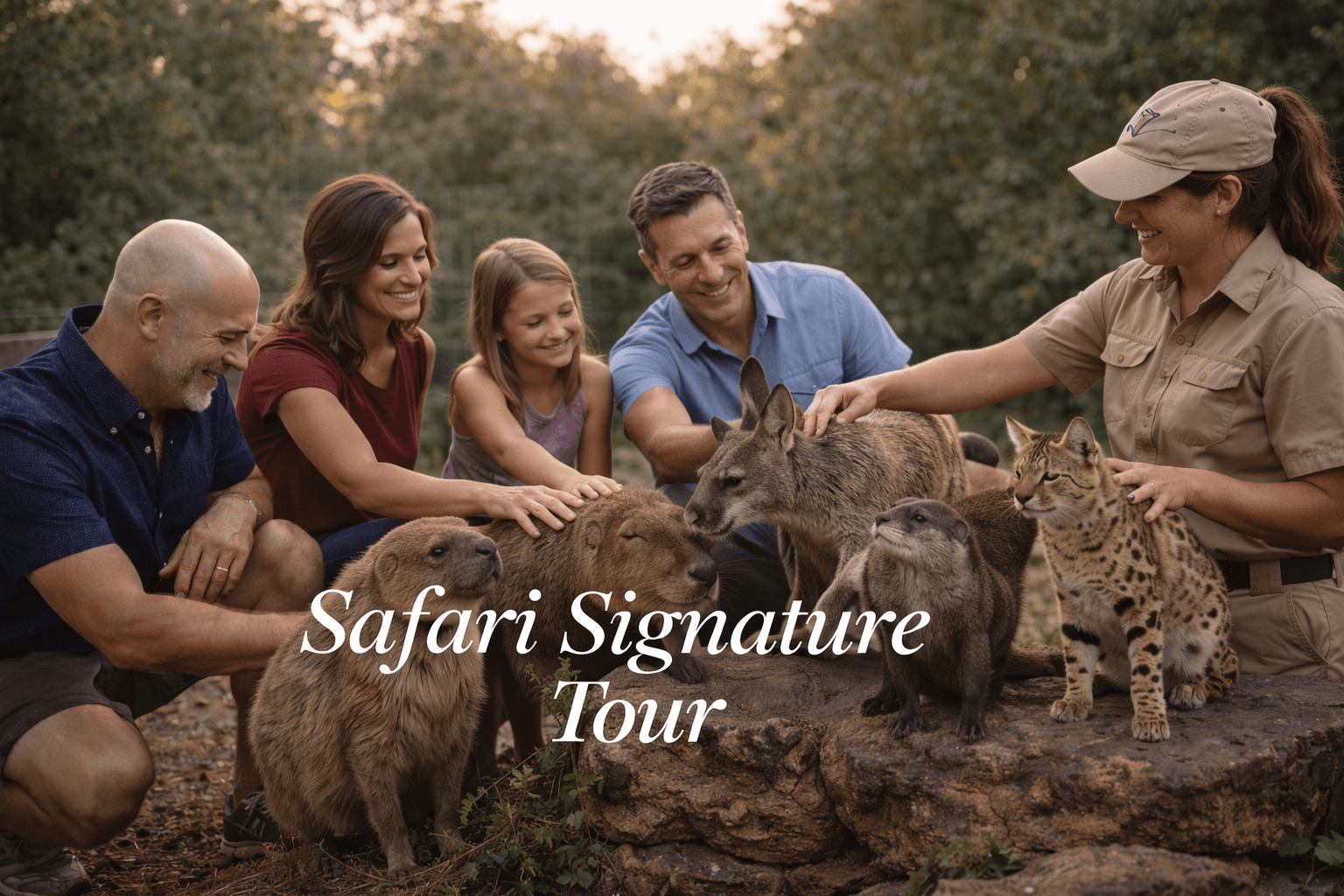 Hands-On Animal Encounters at Scatter Joy Acres — Safari Signature Tour (Florida)