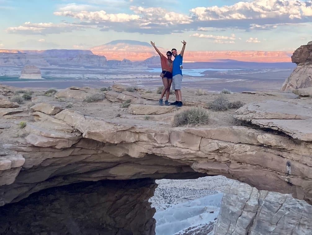 Sunset Hikes at Skylight Arch with Lake Powell Scenic Tours