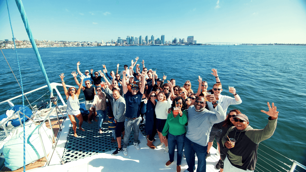 Experience San Diego Bay on a Two Hour Private Charter Aboard Triton