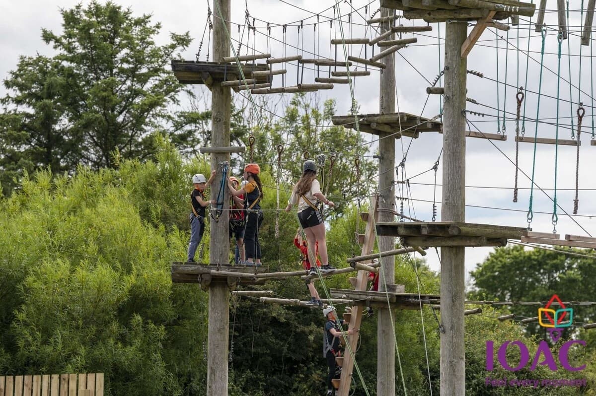 High Ropes Tagoat Wexford: 1-Hour Aerial Course for Ages 8+