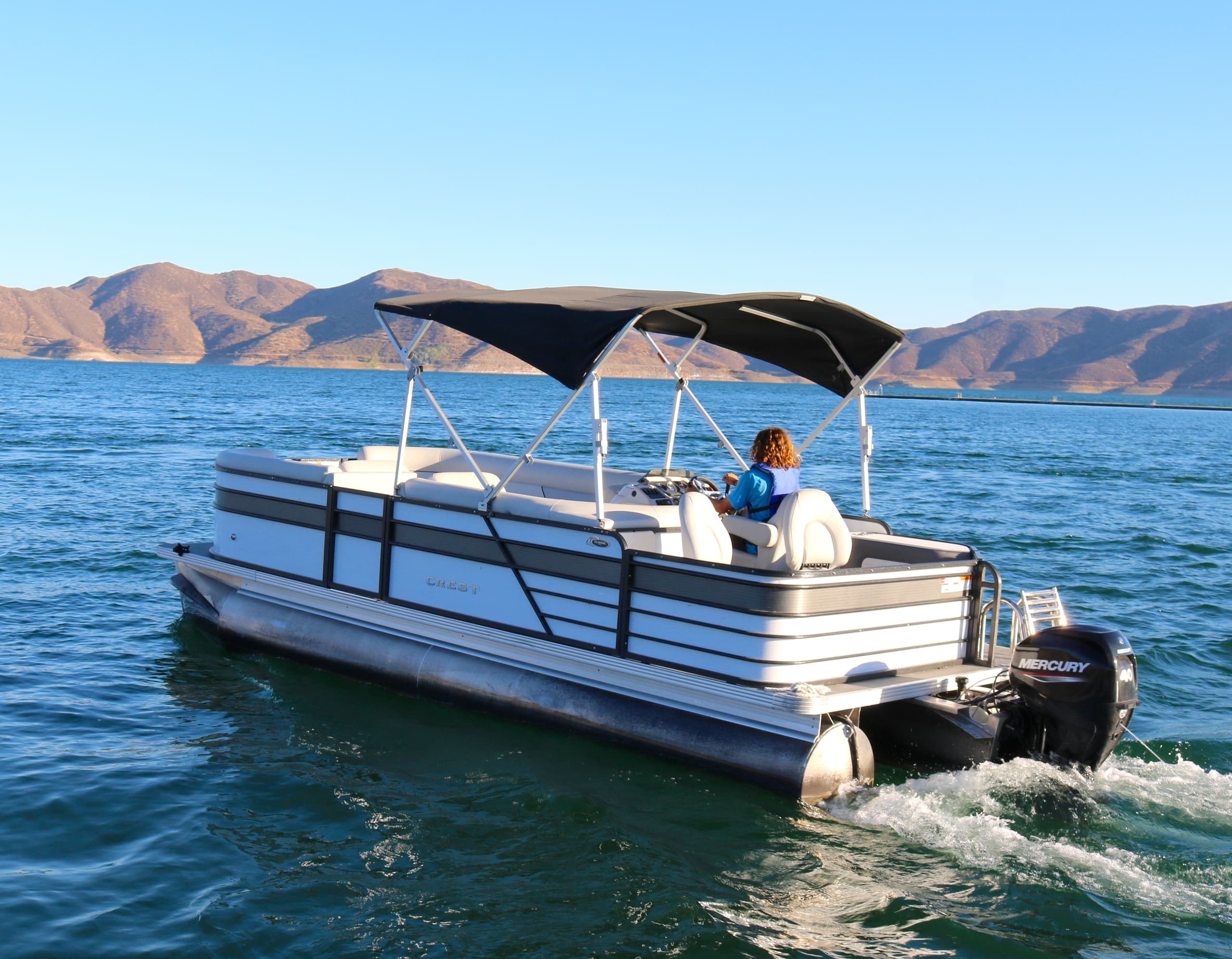 Pontoon Boat Rental at Diamond Valley Marina in Hemet photo 1